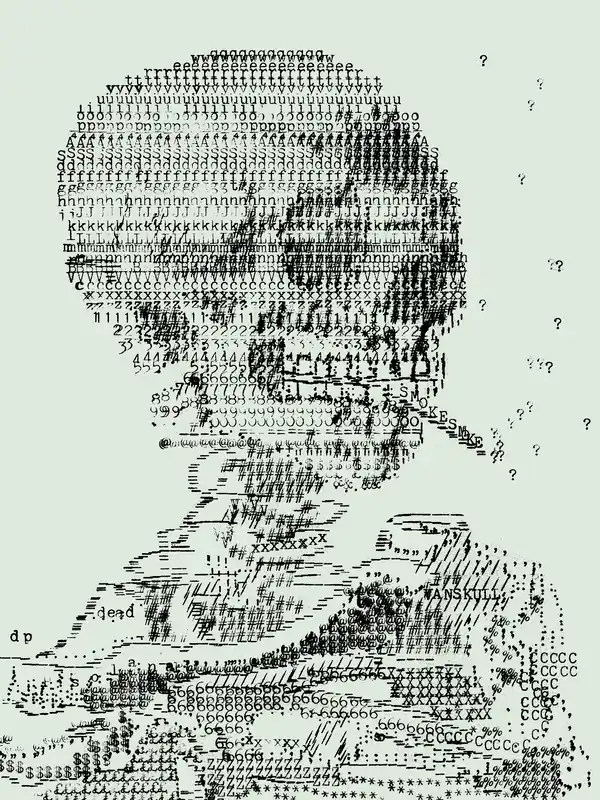 Van Gogh Skull